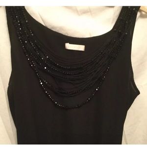 By PROMOD   Women's blackTunic  with bids size 6